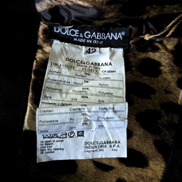 Dolce & Gabbana Black Strapless Bow Mini Dress Silk Cocktail Bustier Size IT 42 - Picture 10 of 10